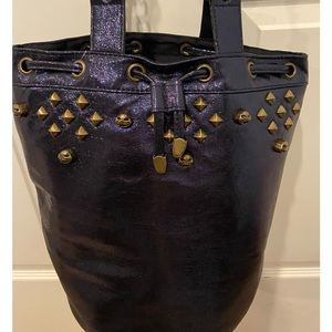 Loungefly Nightmare Before Christmas Jack SkellingtonBlue Shimmer Bucke…